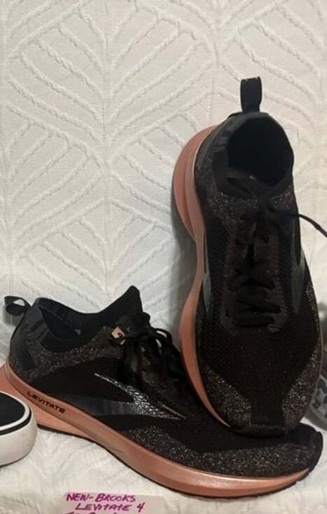 Brooks Shoes - Brooks Levitate 4 Running Shoes Black Rose Gold Women's